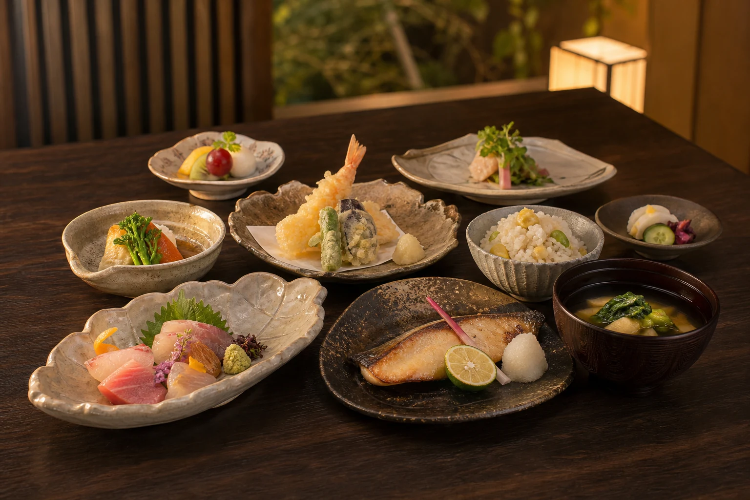 季節の会席料理