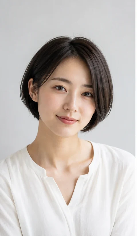 ナチュラルなショートボブ